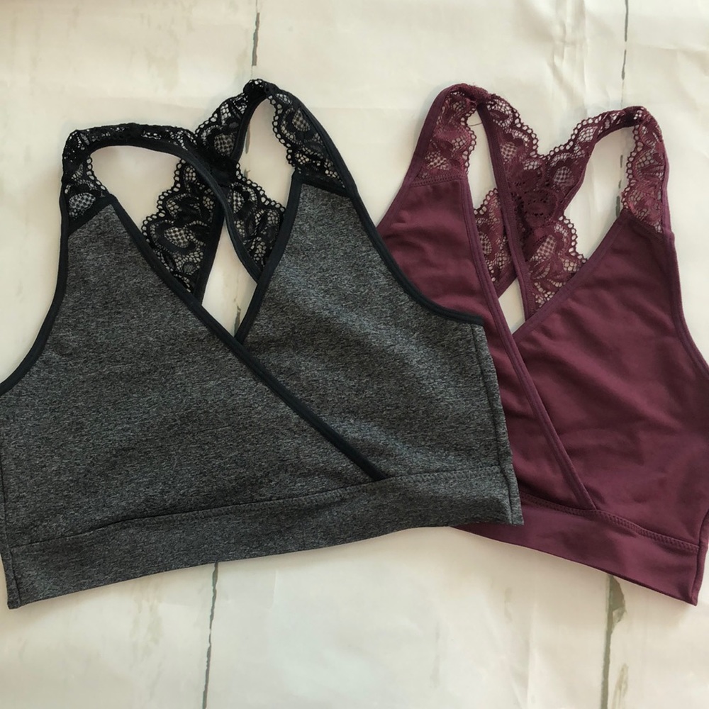 Gilligan and O’Malley nursing bralettes size large